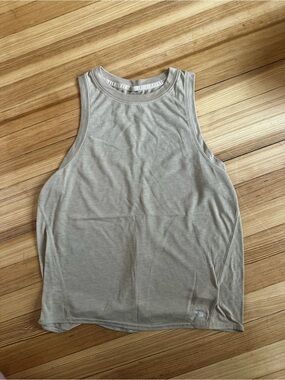 Brooks, women’s tan running tank, size M